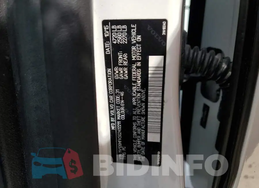 YV126MFK5G2402211 Photo# 12