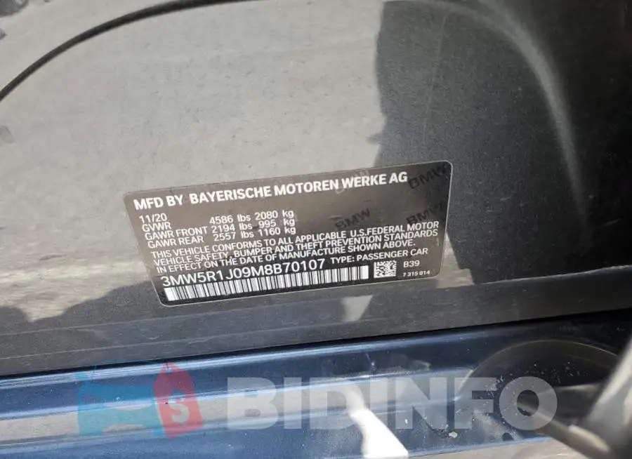 3MW5R1J09M8B70107 Photo# 12