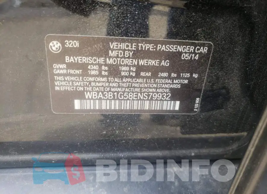WBA3B1G58ENS79932 Photo# 12
