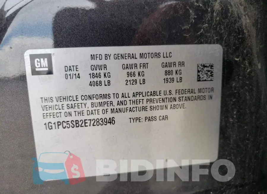 1G1PC5SB2E7283946 Photo# 10