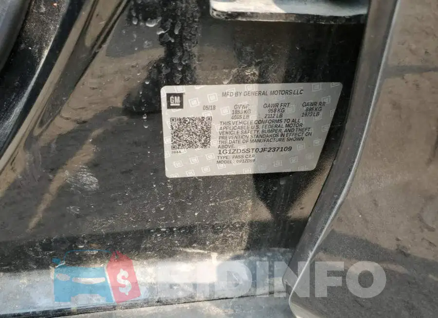1G1ZD5ST0JF237109 Photo# 12