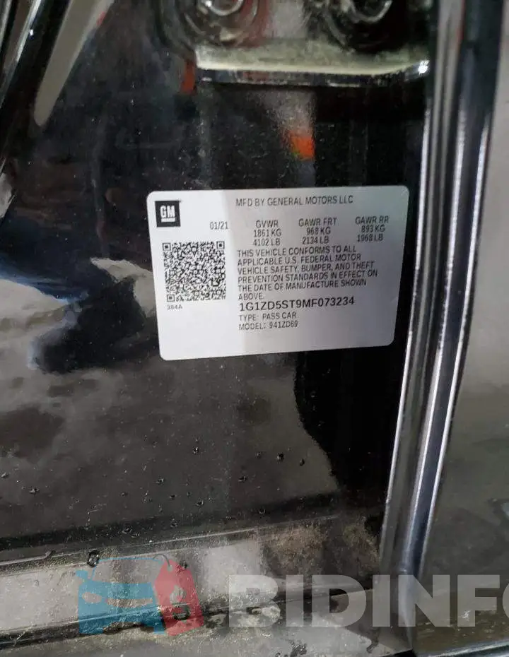 1G1ZD5ST9MF073234 Photo# 13
