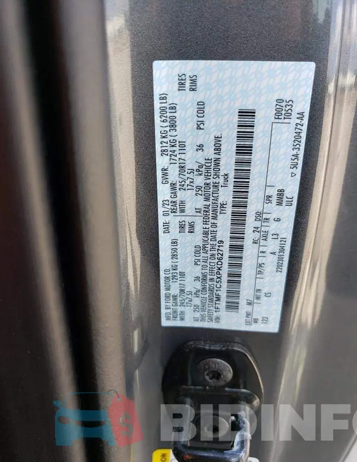1FTMF1C5XPKD62719 Photo# 13