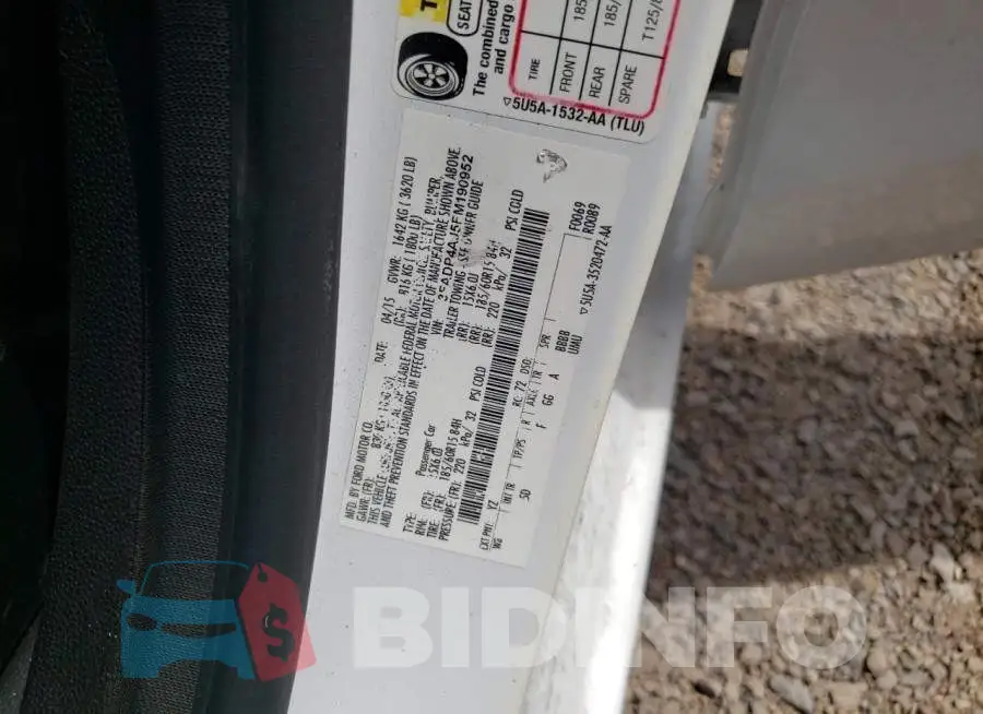3FADP4AJ5FM190952 Photo# 13