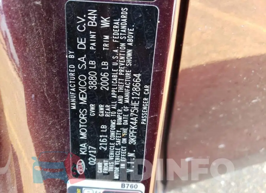 3KPFK4A75HE128664 Photo# 12