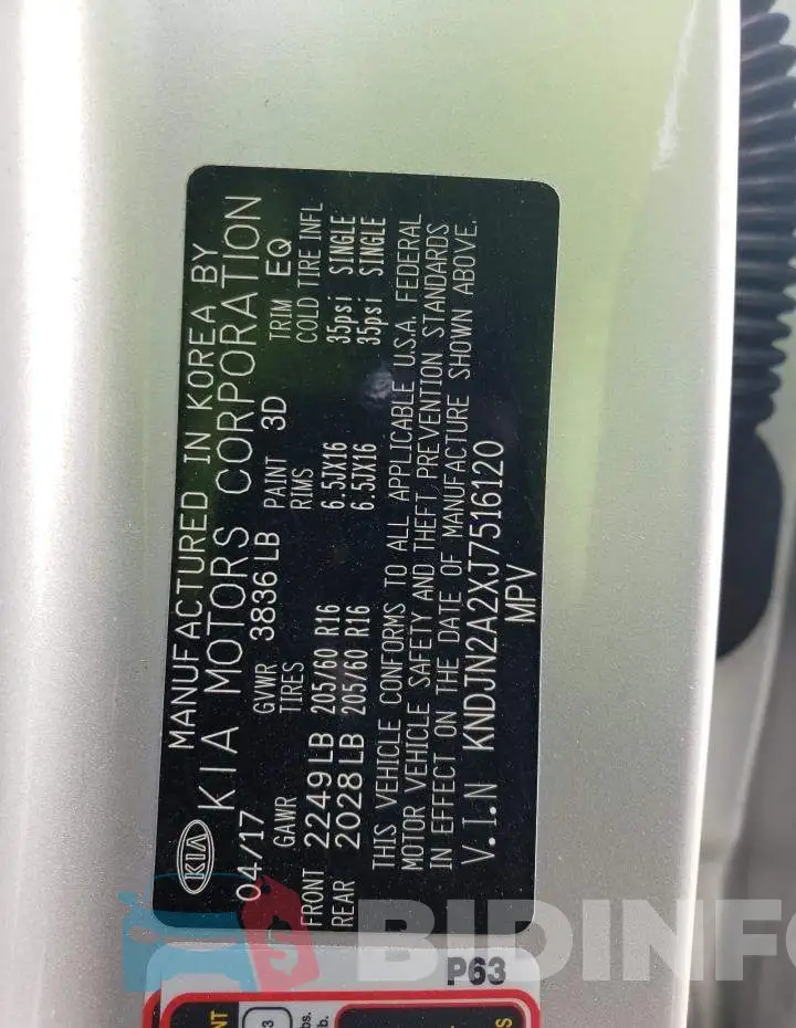 KNDJN2A2XJ7516120 Photo# 13