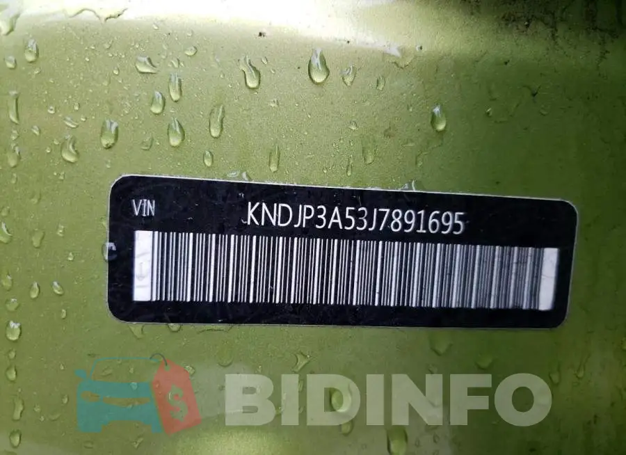 KNDJP3A53J7891695 Photo# 10