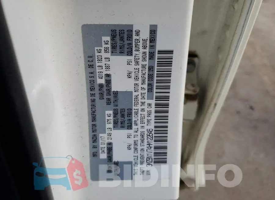 3MZBN1V74HM122646 Photo# 12