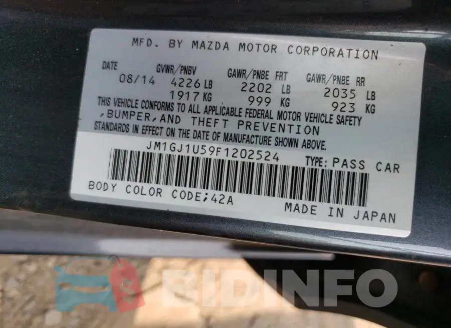 JM1GJ1U59F1202524 Photo# 12