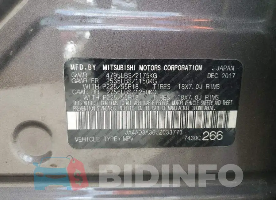 JA4AD3A36JZ033773 Photo# 14