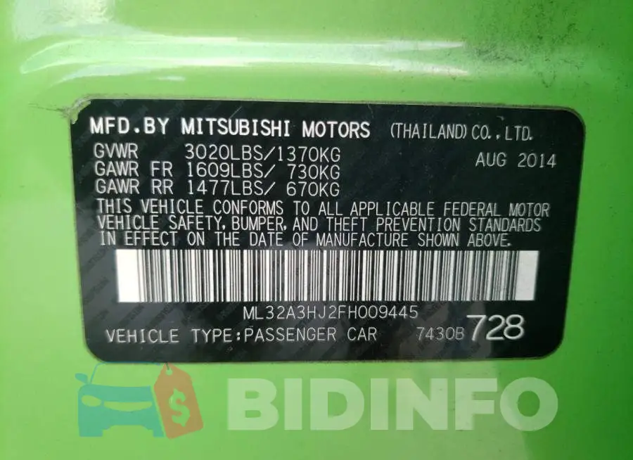 ML32A3HJ2FH009445 Photo# 12