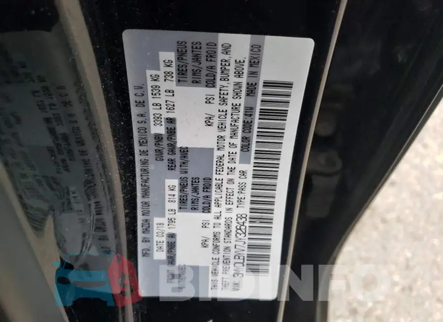 3MYDLBYV7JY326438 Photo# 12