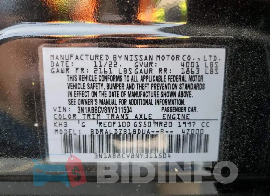 3N1AB8CV8NY311504 Photo# 12