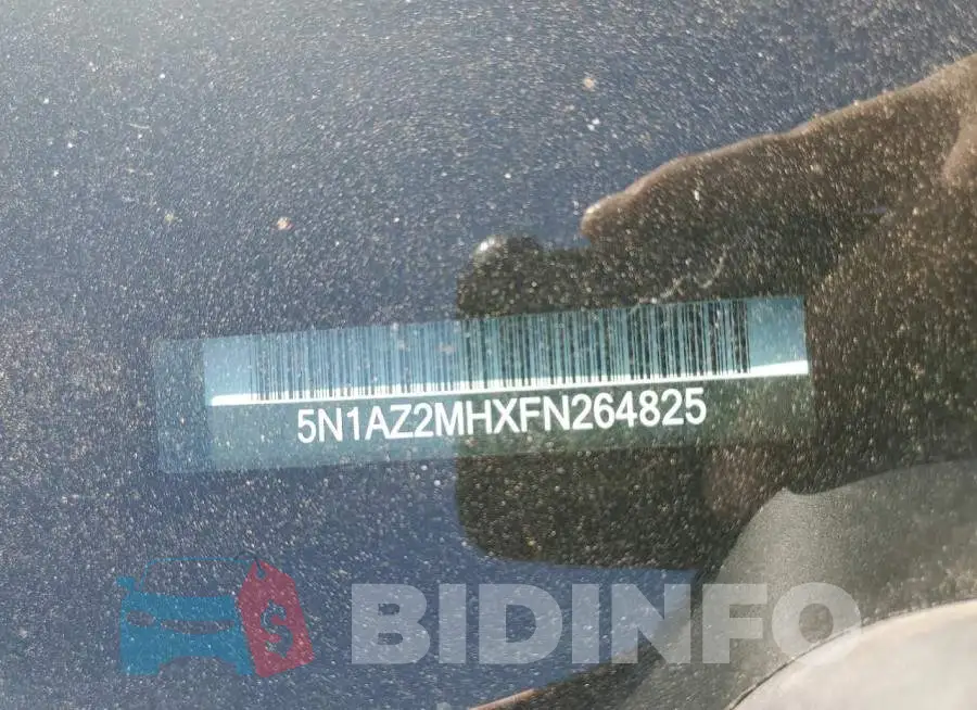 5N1AZ2MHXFN264825 Photo# 12