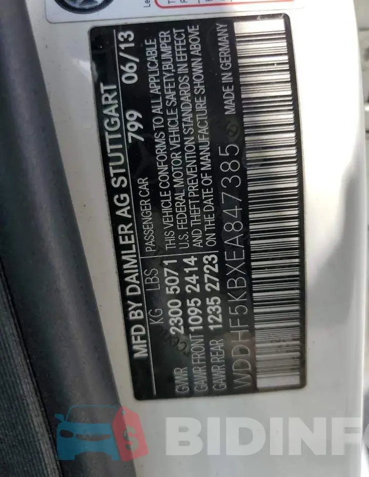 WDDHF5KBXEA847385 Photo# 13