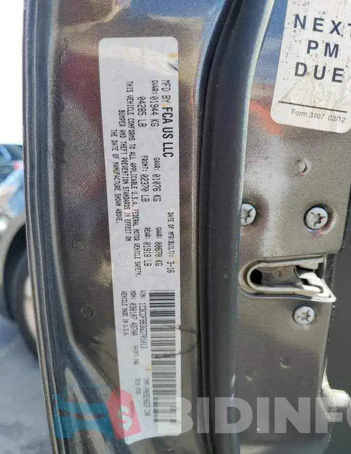 1C3CDFBB3GD701013 Photo# 12