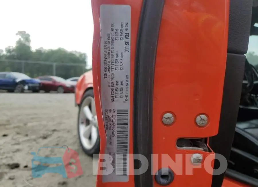 2C3CDZAGXHH542803 Photo# 12