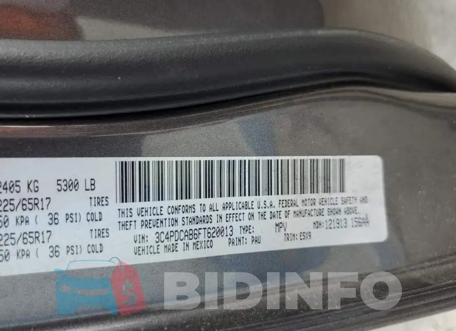 3C4PDCAB6FT620013 Photo# 13