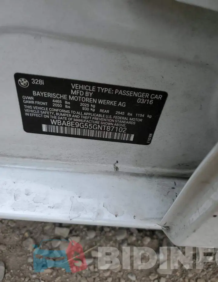 WBA8E9G55GNT87102 Photo# 13