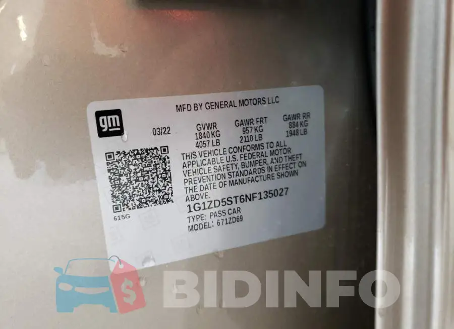 1G1ZD5ST6NF135027 Photo# 13