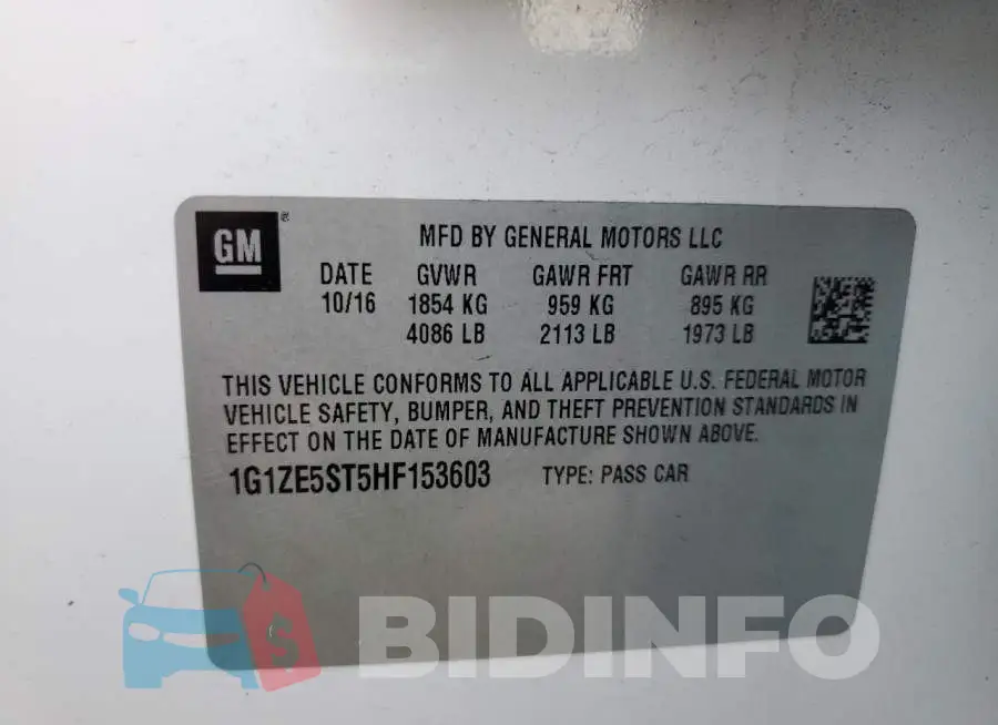 1G1ZE5ST5HF153603 Photo# 12