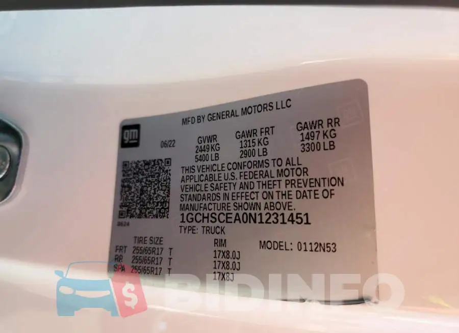 1GCHSCEA0N1231451 Photo# 12