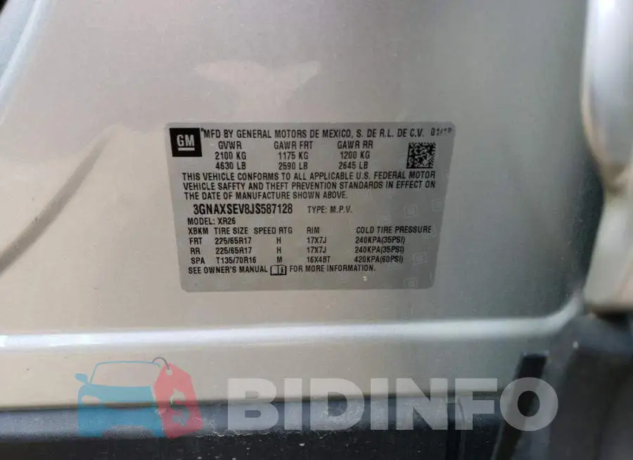 3GNAXSEV8JS587128 Photo# 14