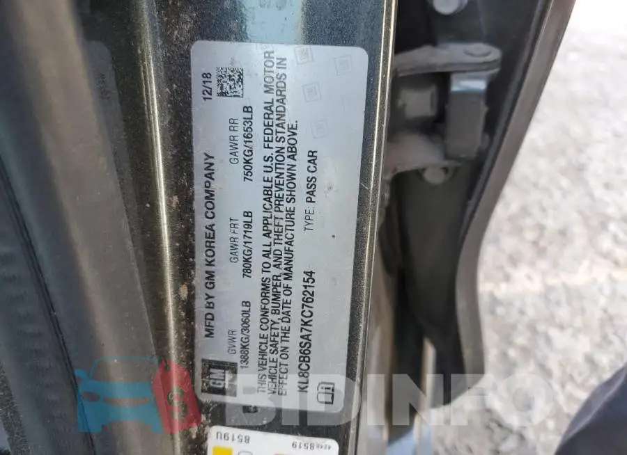 KL8CB6SA7KC762154 Photo# 12