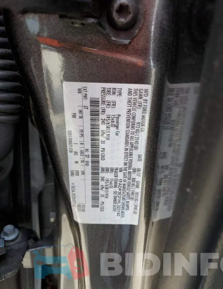 1FADP3E21HL323143 Photo# 13