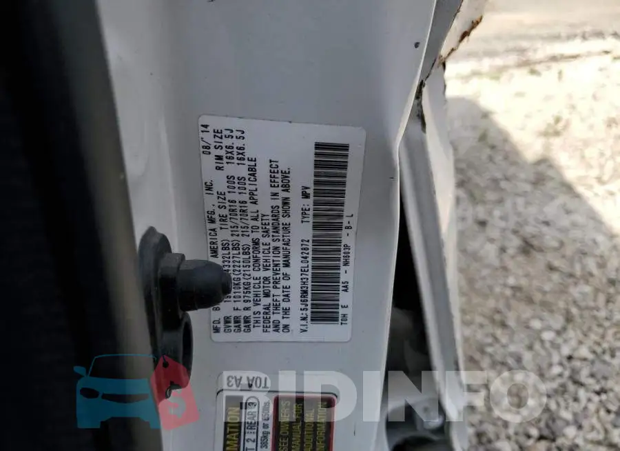 5J6RM3H37EL042872 Photo# 13