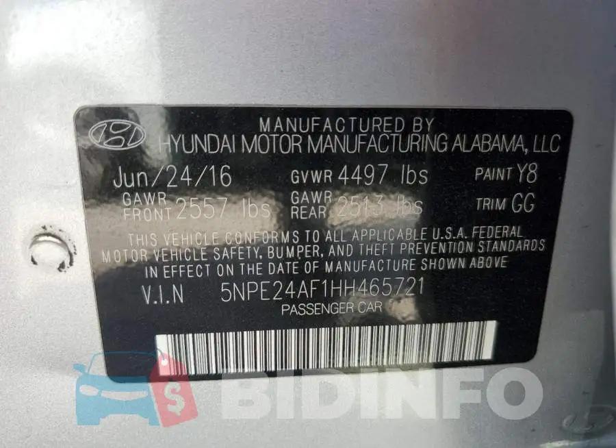 5NPE24AF1HH465721 Photo# 12