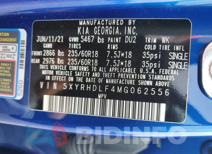 5XYRHDLF4MG062556 Photo# 12