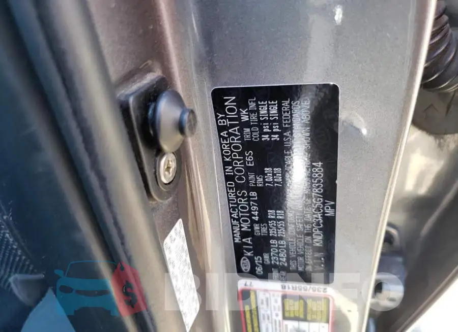 KNDPC3AC5G7835884 Photo# 13