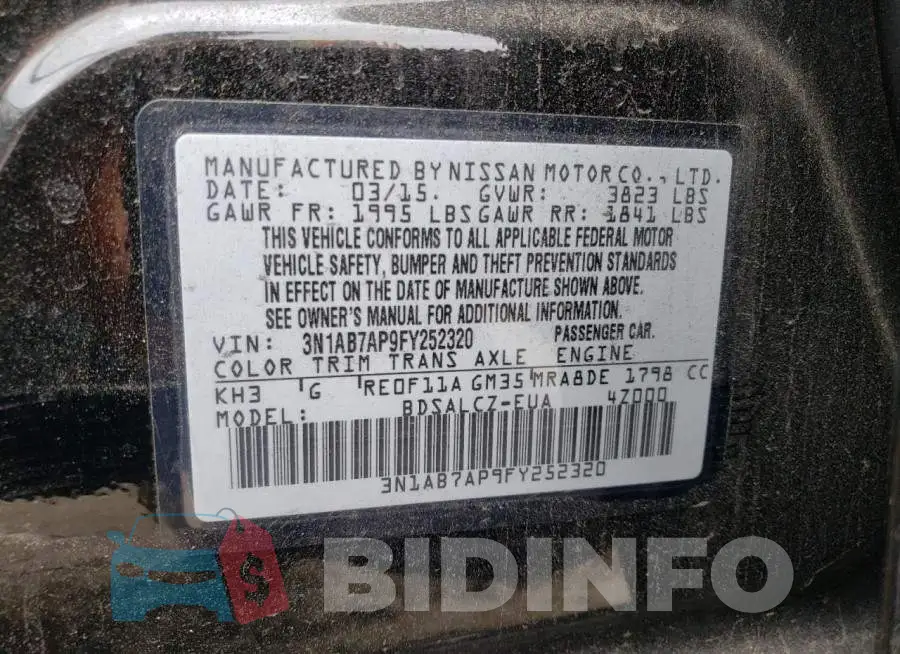 3N1AB7AP9FY252320 Photo# 12