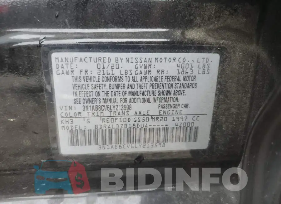 3N1AB8CV6LY213598 Photo# 12