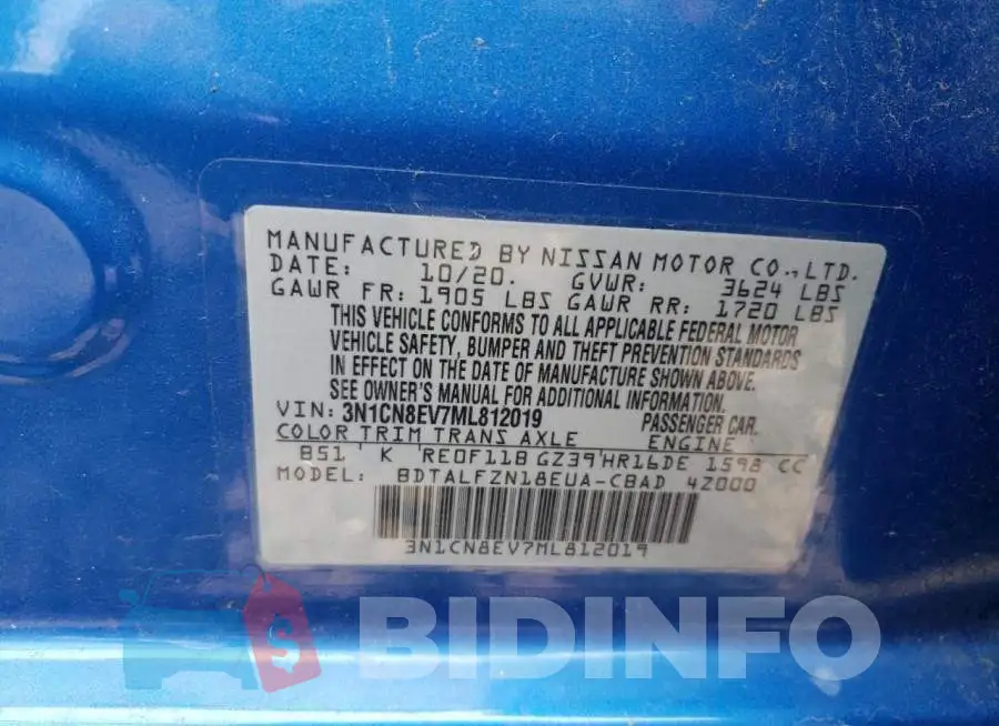 3N1CN8EV7ML812019 Photo# 12