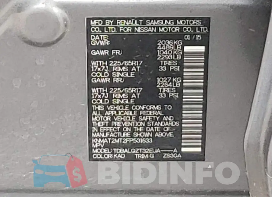 KNMAT2MT2FP531633 Photo# 12