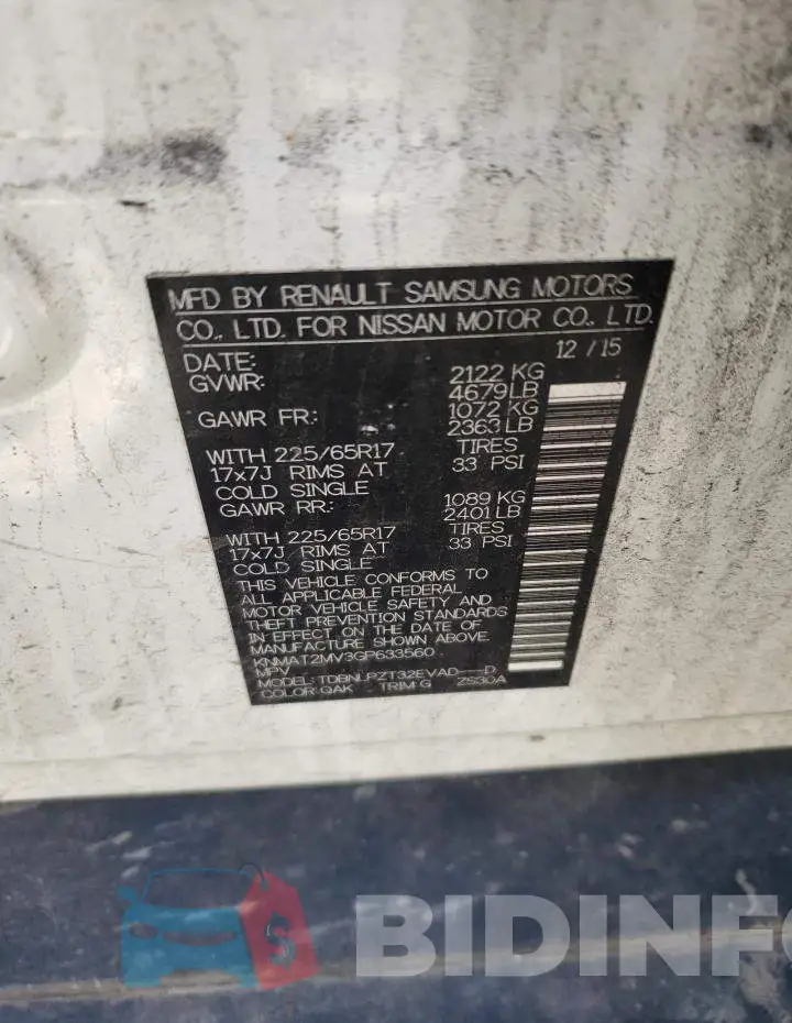 KNMAT2MV3GP633560 Photo# 12
