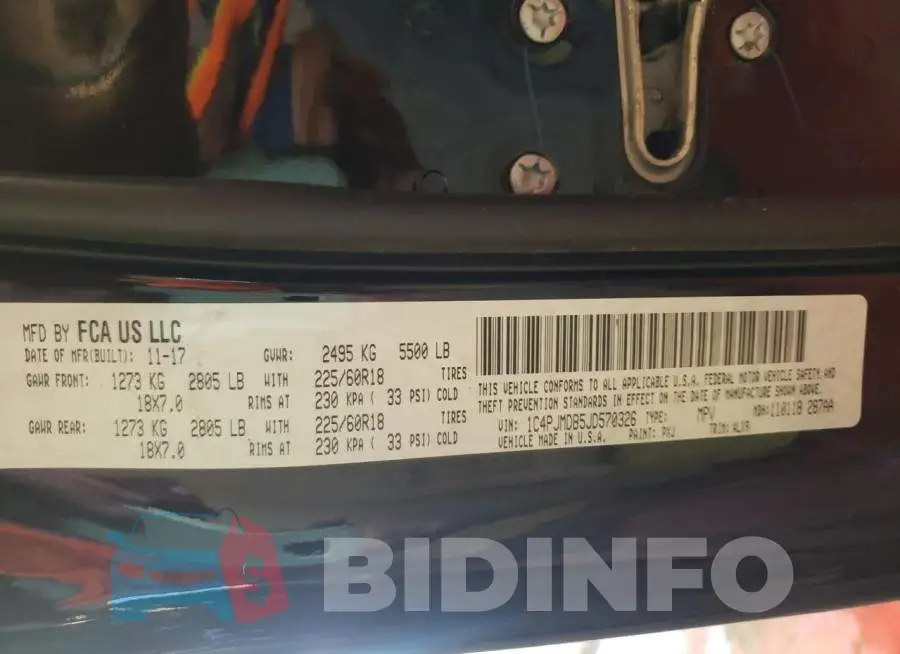 1C4PJMDB5JD570326 Photo# 14