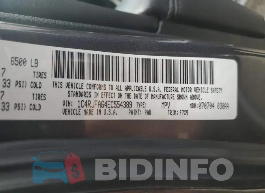 1C4RJFAG4EC554389 Photo# 14