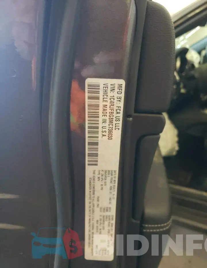 1C4RJFBG8MC736030 Photo# 14