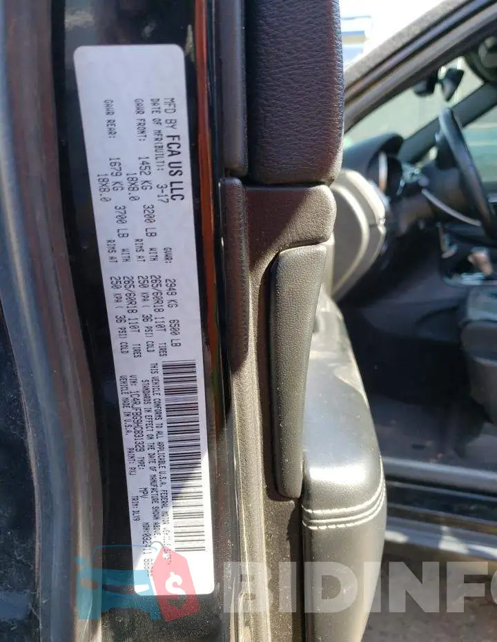 1C4RJFBG9HC831329 Photo# 13