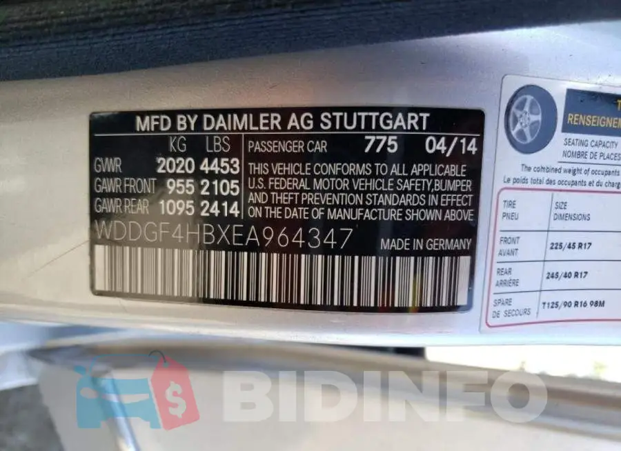 WDDGF4HBXEA964347 Photo# 12