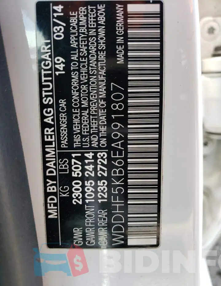 WDDHF5KB6EA991807 Photo# 12