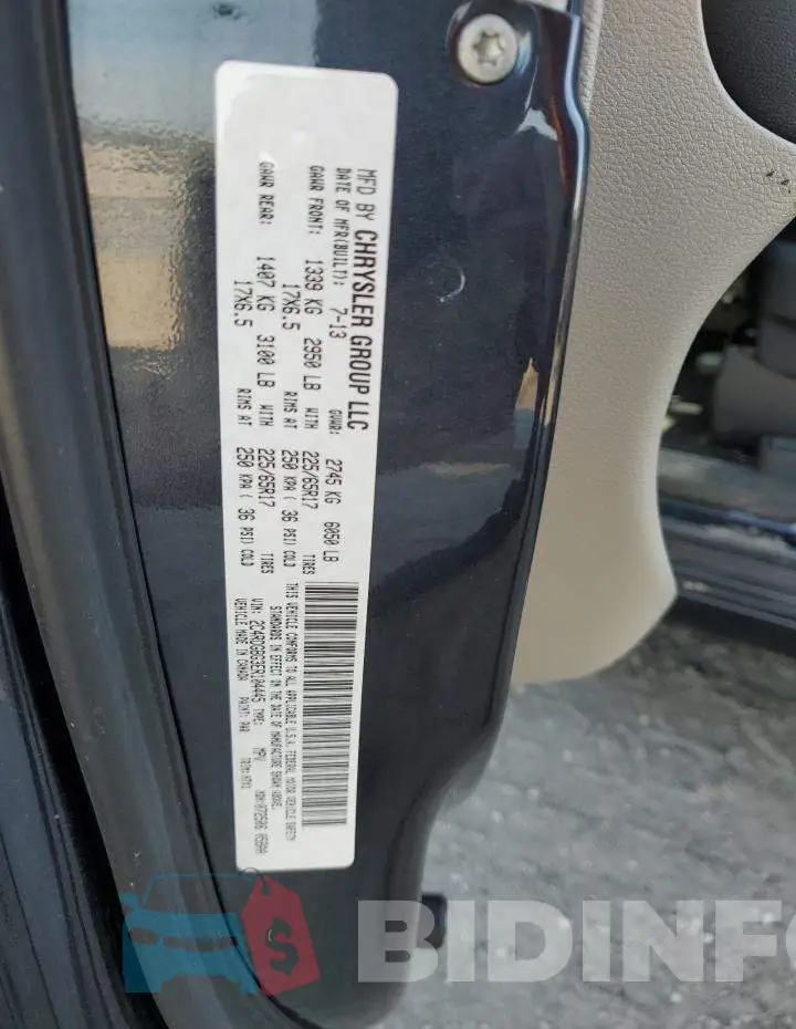 2C4RDGBG3ER104445 Photo# 12