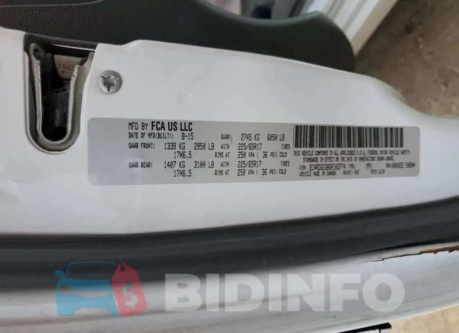 2C4RDGEG8GR103774 Photo# 14