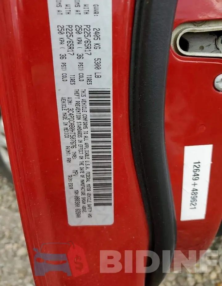 3C4PDCAB0HT507676 Photo# 13
