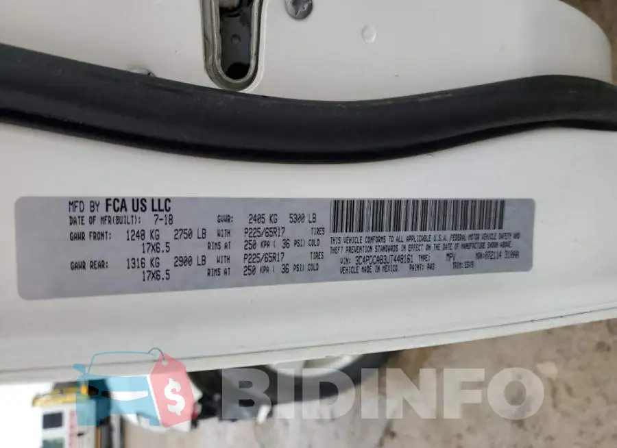 3C4PDCAB3JT448161 Photo# 12