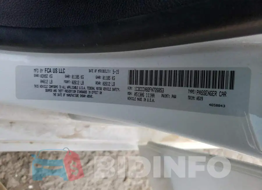 1C3CCCAB2FN726853 Photo# 12