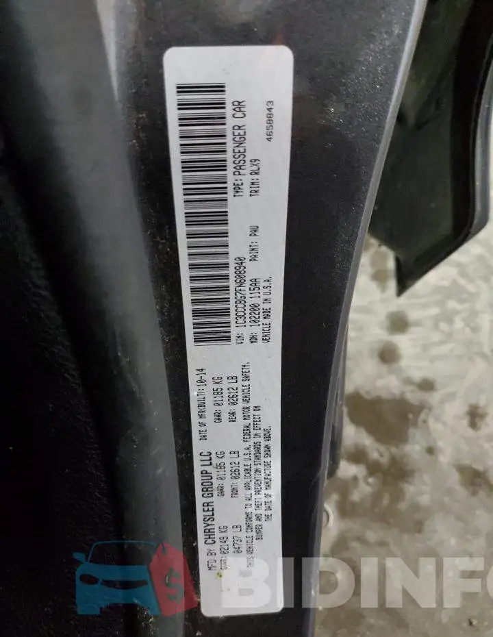 1C3CCCBG7FN608940 Photo# 13